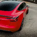 EVOLV_inferno_red_color_ppf_tesla_back_closeup.webp