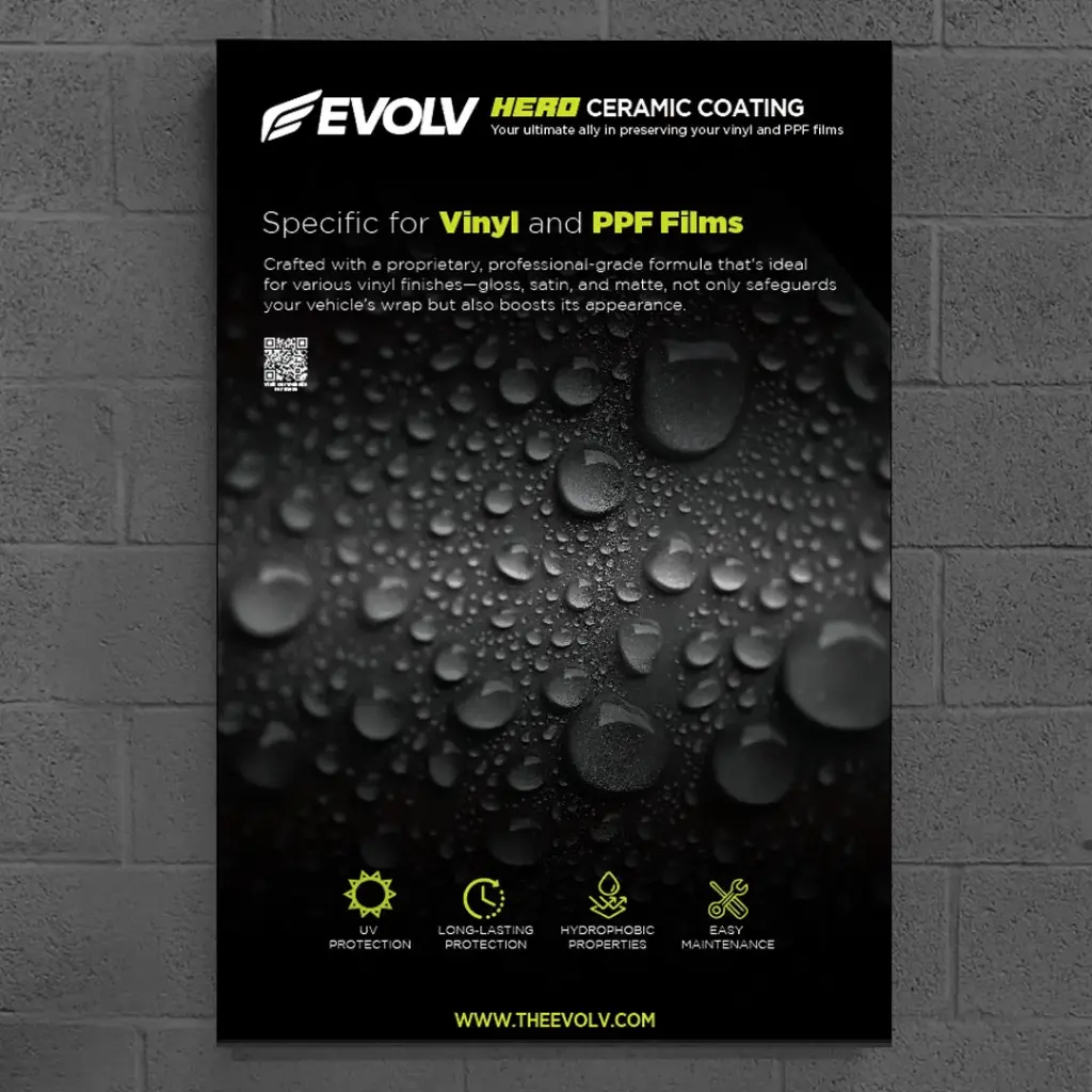 Wall display - Poster HERO Ceramic Coating